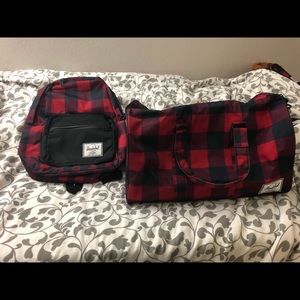 Herschel backpack & duffle bag